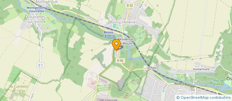 localisation de l'entreprise MONSIEUR MARC KUSTER  BOISSY-L'AILLERIE