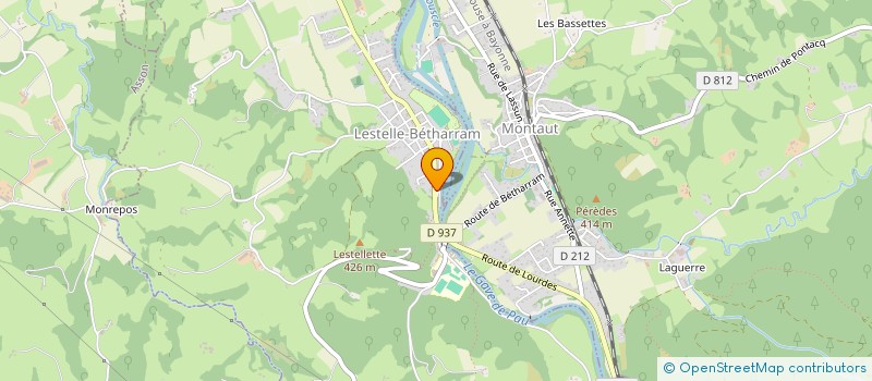 localisation de l'entreprise MONSIEUR MARC LABARTHE à LESTELLE-BETHARRAM