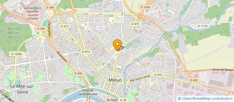localisation de l'entreprise MONSIEUR MARC LABBE à MELUN