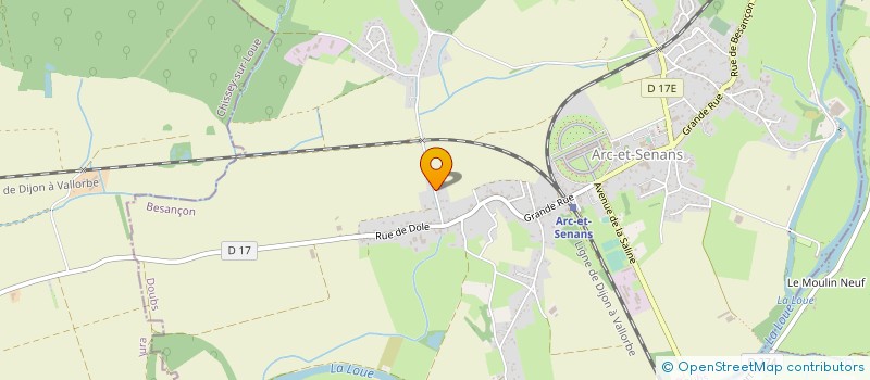 localisation de l'entreprise MONSIEUR MARC LABOUREYRAS  ARC-ET-SENANS