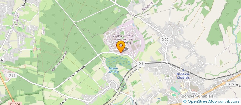 localisation de l'entreprise MONSIEUR MARC LABRUNIE  MACHILLY