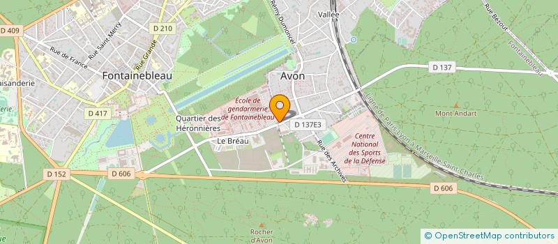 localisation de l'entreprise MONSIEUR MARC LACHAUX à AVON