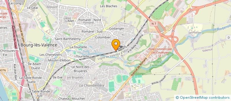 localisation de l'entreprise MONSIEUR MARC LACHAUX à BOURG-LES-VALENCE