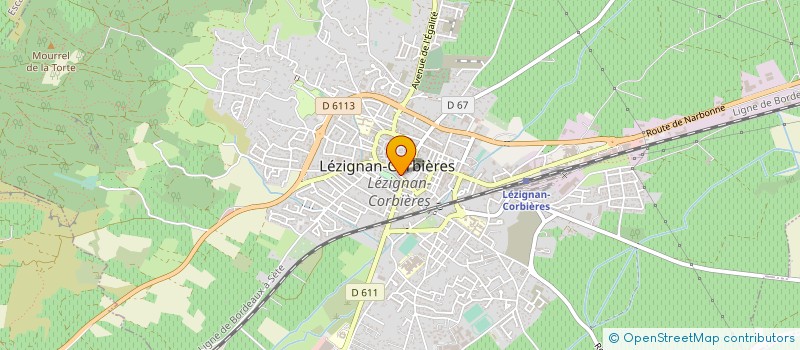 localisation de l'entreprise MONSIEUR MARC LACOMBE à LEZIGNAN-CORBIERES