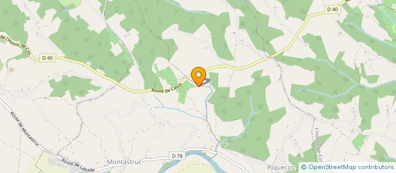 localisation de l'entreprise MONSIEUR MARC LACROUX  MONTASTRUC