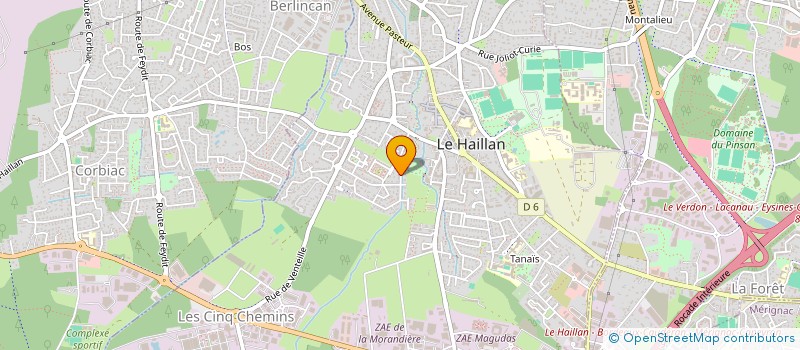 localisation de l'entreprise MONSIEUR MARC LAFEUILLE à LE HAILLAN