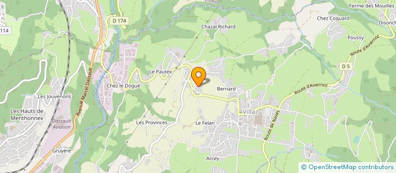 localisation de l'entreprise MONSIEUR MARC LAFFIN  FILLIERE