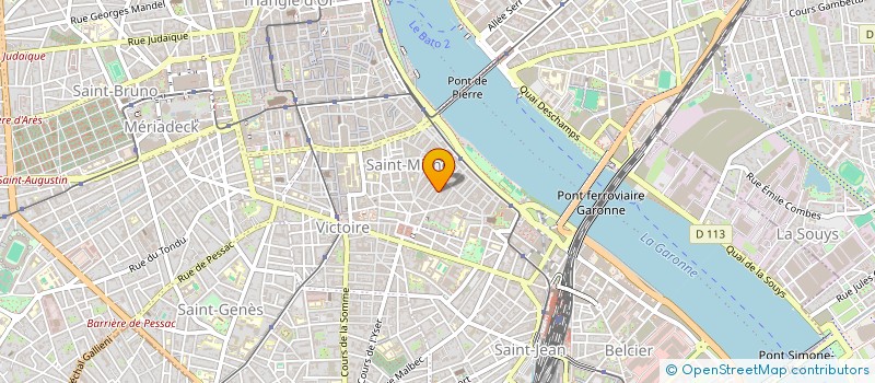 localisation de l'entreprise MONSIEUR MARC LAFON  BORDEAUX