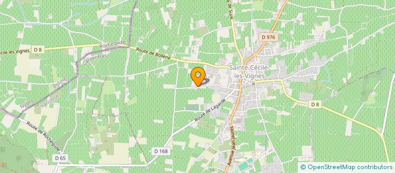 localisation de l'entreprise MONSIEUR MARC LAFONT  SAINTE-CECILE-LES-VIGNES