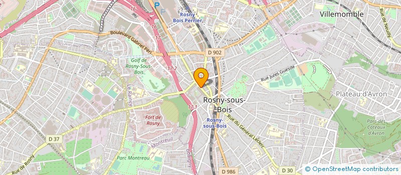 localisation de l'entreprise MONSIEUR MARC LAGUILLY à ROSNY-SOUS-BOIS