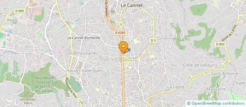localisation de l'entreprise MONSIEUR MARC LAIME à LE CANNET