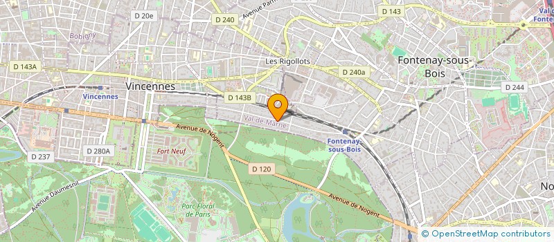 localisation de l'entreprise MONSIEUR MARC LAJZERWICZ à FONTENAY SOUS BOIS