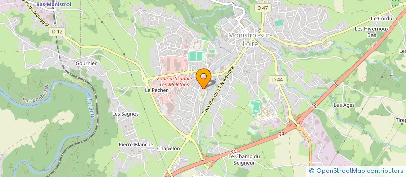 localisation de l'entreprise MONSIEUR MARC LALLEMAND à MONISTROL-SUR-LOIRE