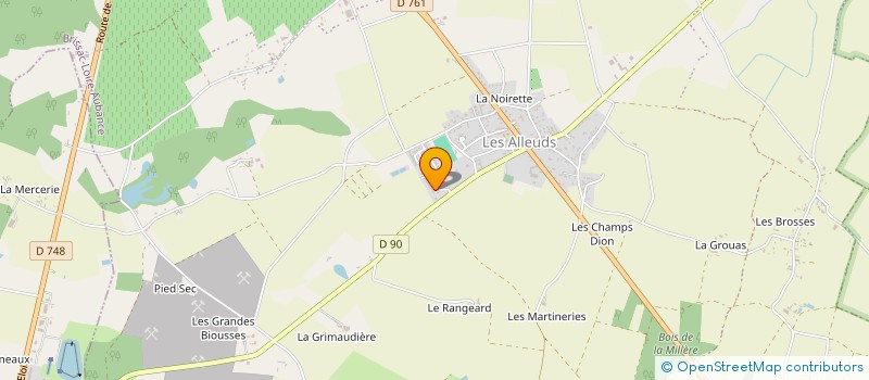 localisation de l'entreprise MONSIEUR MARC LALLIAUME à BRISSAC LOIRE AUBANCE