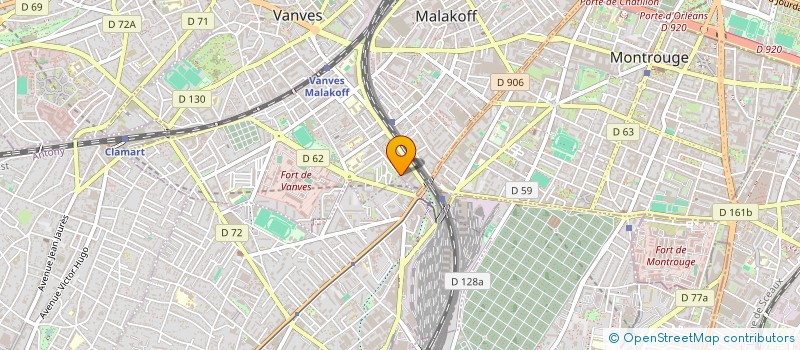 localisation de l'entreprise MONSIEUR MARC LAMALLE à MALAKOFF
