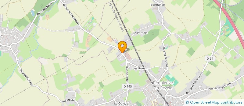 localisation de l'entreprise MONSIEUR MARC LAMBELIN  TEMPLEUVE-EN-PEVELE