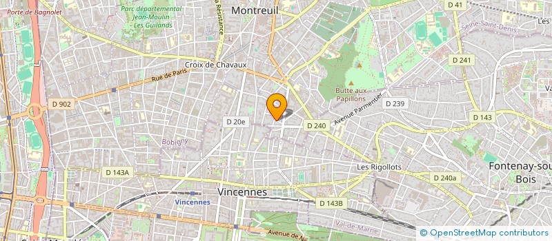 localisation de l'entreprise MONSIEUR MARC LAMBERT à MONTREUIL