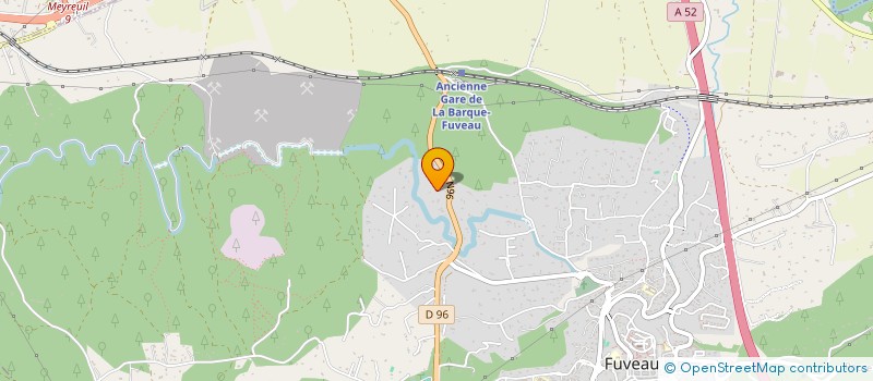 localisation de l'entreprise MONSIEUR MARC LAMBERT  FUVEAU