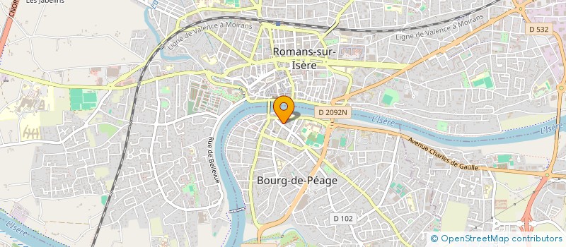 localisation de l'entreprise MONSIEUR MARC LAMBERT  BOURG-DE-PEAGE