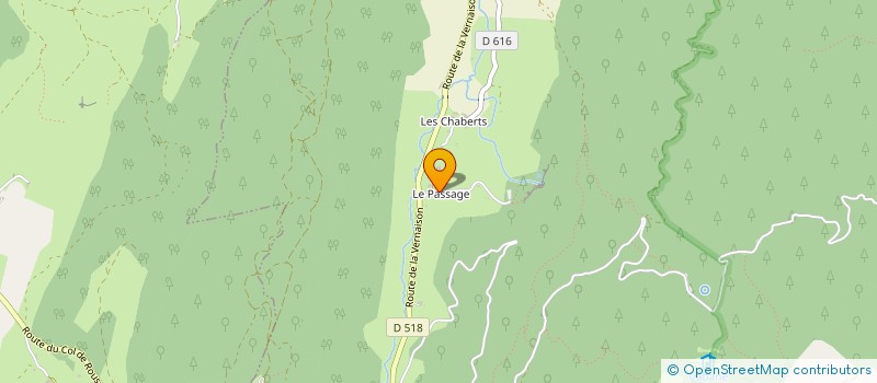 localisation de l'entreprise MONSIEUR MARC LAMBERTON  SAINT-AGNAN-EN-VERCORS