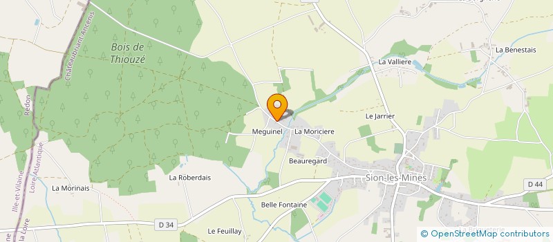 localisation de l'entreprise MONSIEUR MARC LAMBIN à SION-LES-MINES