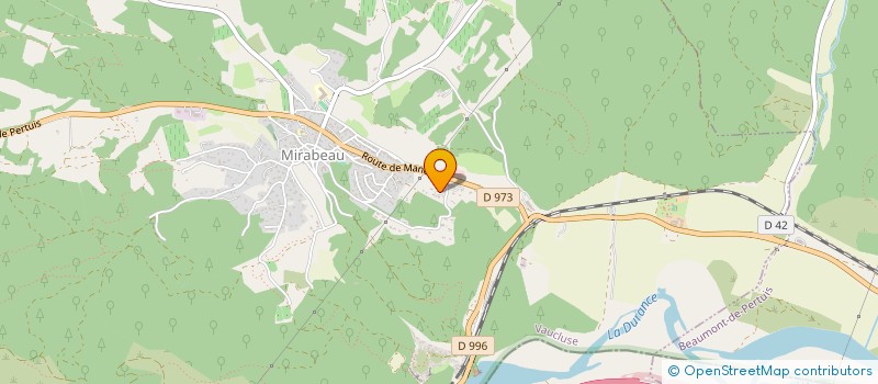 localisation de l'entreprise MONSIEUR MARC LAMOTTE  MIRABEAU