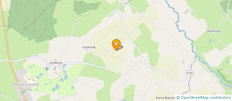 localisation de l'entreprise MONSIEUR MARC LAMY à POULIGNY-NOTRE-DAME