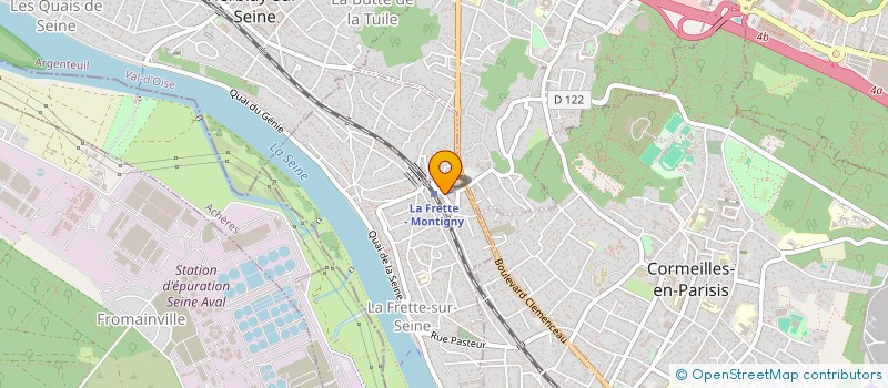 localisation de l'entreprise MONSIEUR MARC LANDOT  LA FRETTE-SUR-SEINE