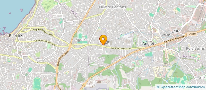 localisation de l'entreprise MONSIEUR MARC LANGLA  ANGLET