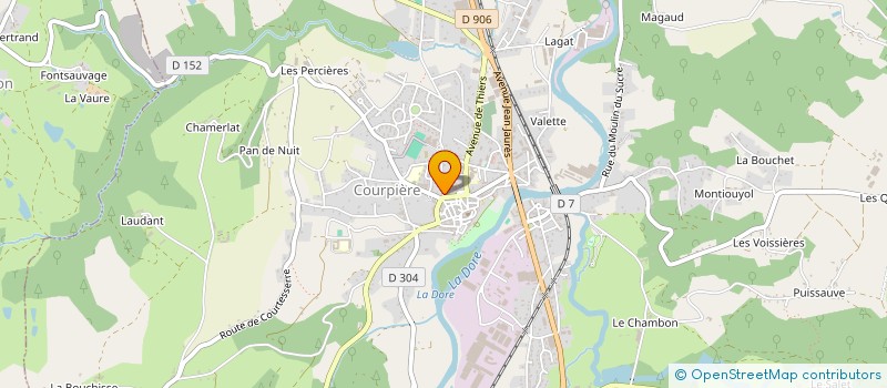 localisation de l'entreprise MONSIEUR MARC LANTZ à COURPIERE