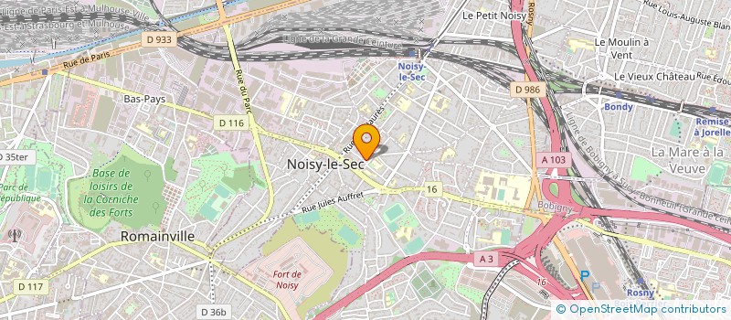 localisation de l'entreprise MONSIEUR MARC LAPASSE à NOISY-LE-SEC