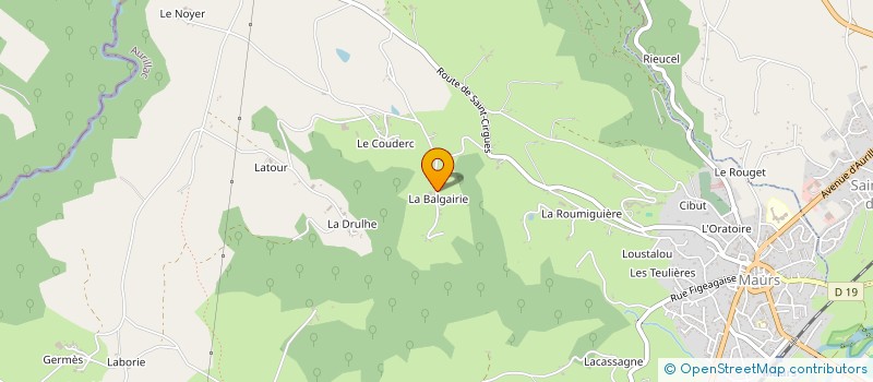 localisation de l'entreprise MONSIEUR MARC LAPLAINE à MAURS