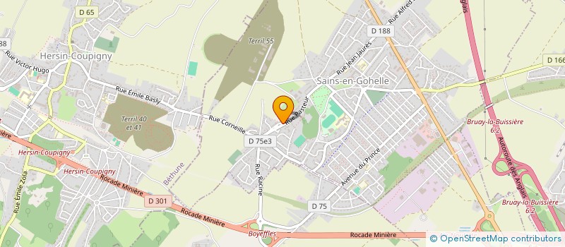 localisation de l'entreprise MONSIEUR MARC LARDE  SAINS-EN-GOHELLE