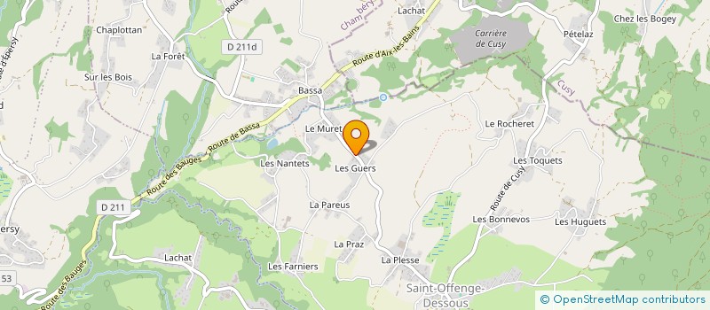 localisation de l'entreprise MONSIEUR MARC LAROCHE  SAINT-OFFENGE