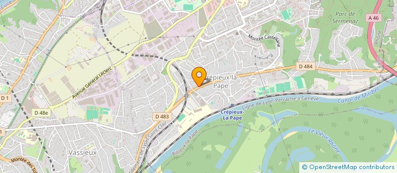 localisation de l'entreprise MONSIEUR MARC LARRAT  RILLIEUX-LA-PAPE