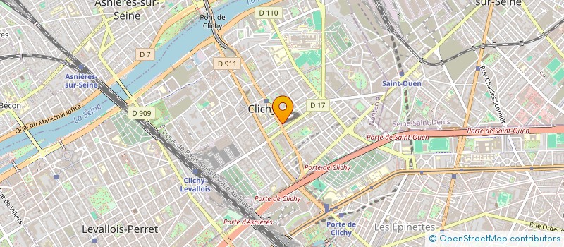 localisation de l'entreprise MONSIEUR MARC LASRY à CLICHY