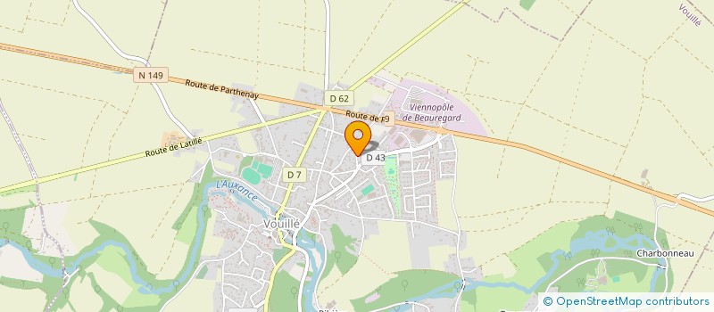 localisation de l'entreprise MONSIEUR MARC LASSOUAG  VOUILLE