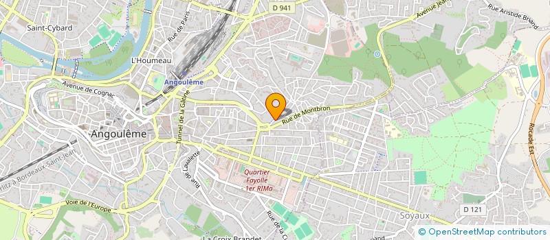 localisation de l'entreprise MONSIEUR MARC LASUY à ANGOULEME