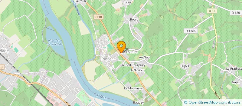 localisation de l'entreprise MONSIEUR MARC LATASTE à RIONS
