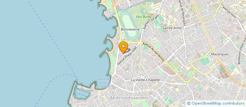 localisation de l'entreprise MONSIEUR MARC LATOUCHE à MARSEILLE 8EME