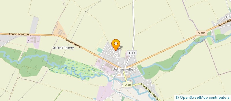 localisation de l'entreprise MONSIEUR MARC LATOUR à BETHENIVILLE