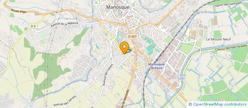 localisation de l'entreprise MONSIEUR MARC LAUNSTORFER à MANOSQUE