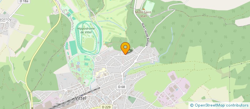 localisation de l'entreprise MONSIEUR MARC LAURENT  VITTEL