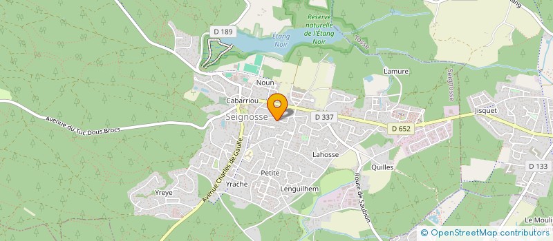 localisation de l'entreprise MONSIEUR MARC LAURENT  SEIGNOSSE