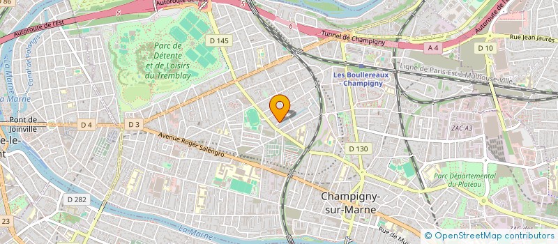 localisation de l'entreprise MONSIEUR MARC LAURENT  CHAMPIGNY-SUR-MARNE