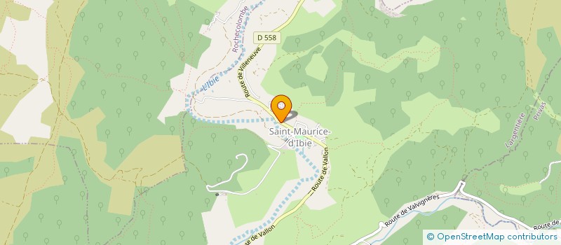 localisation de l'entreprise MONSIEUR MARC LAURIOL  SAINT-MAURICE-D'IBIE