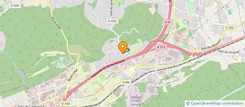 localisation de l'entreprise MONSIEUR MARC LAURU  CABRIES