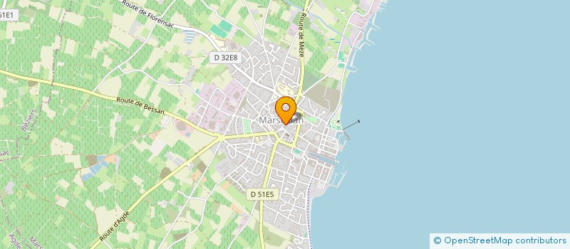 localisation de l'entreprise MONSIEUR MARC LAUTERBACH à MARSEILLAN