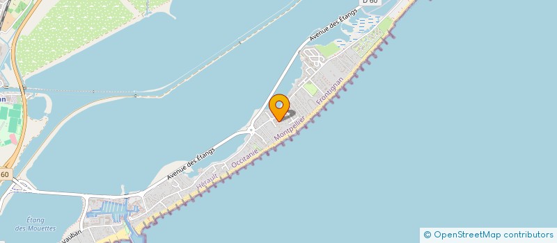 localisation de l'entreprise MONSIEUR MARC LAUVERGEAT à FRONTIGNAN