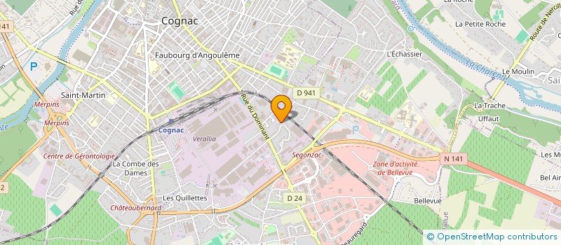 localisation de l'entreprise MONSIEUR MARC LAVAL  CHATEAUBERNARD